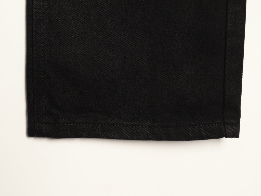 Chrome Hearts Cross-Motif Jeans with Back Lettering - Black/Blue